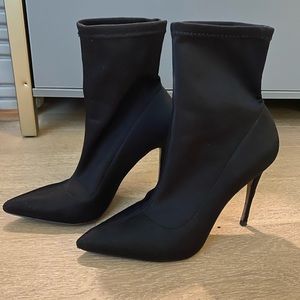 Sock bootie stilettos
